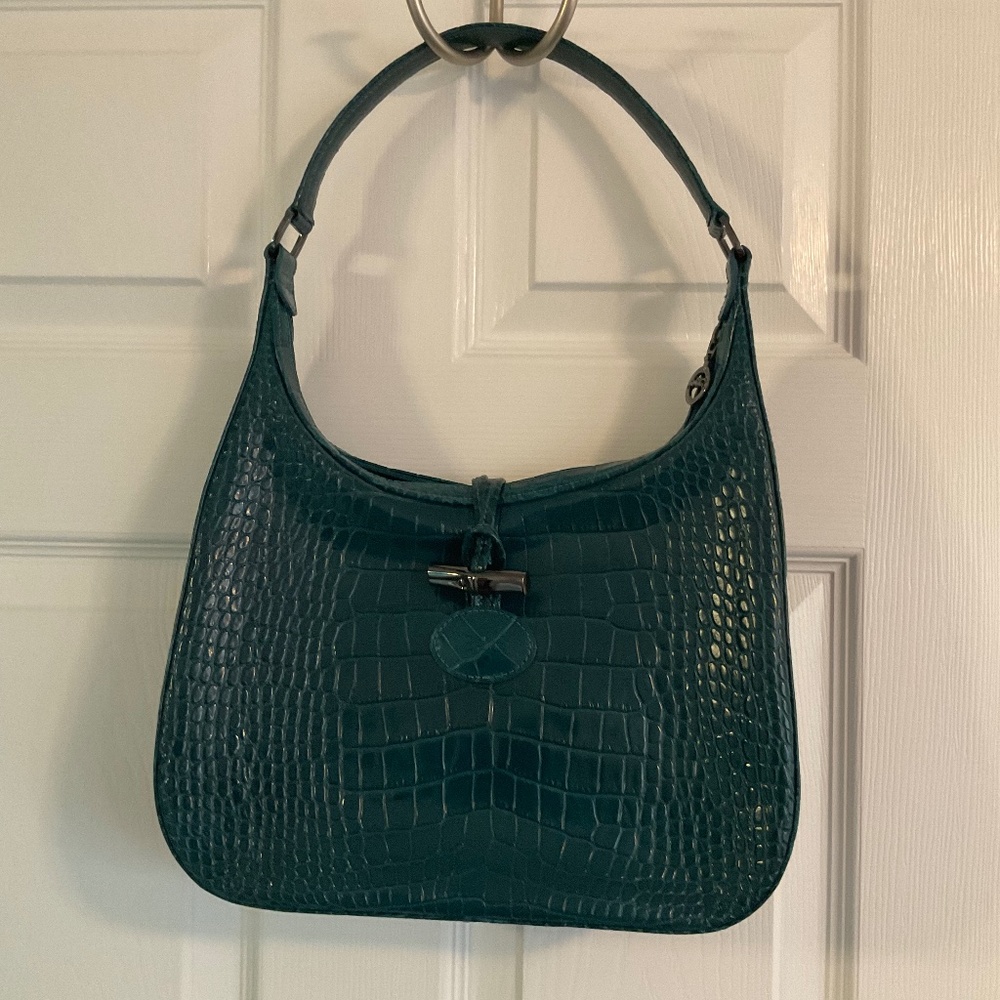 Longchamp roseau leather shoulder bag NWOT